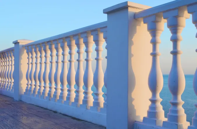 balaustre de concreto